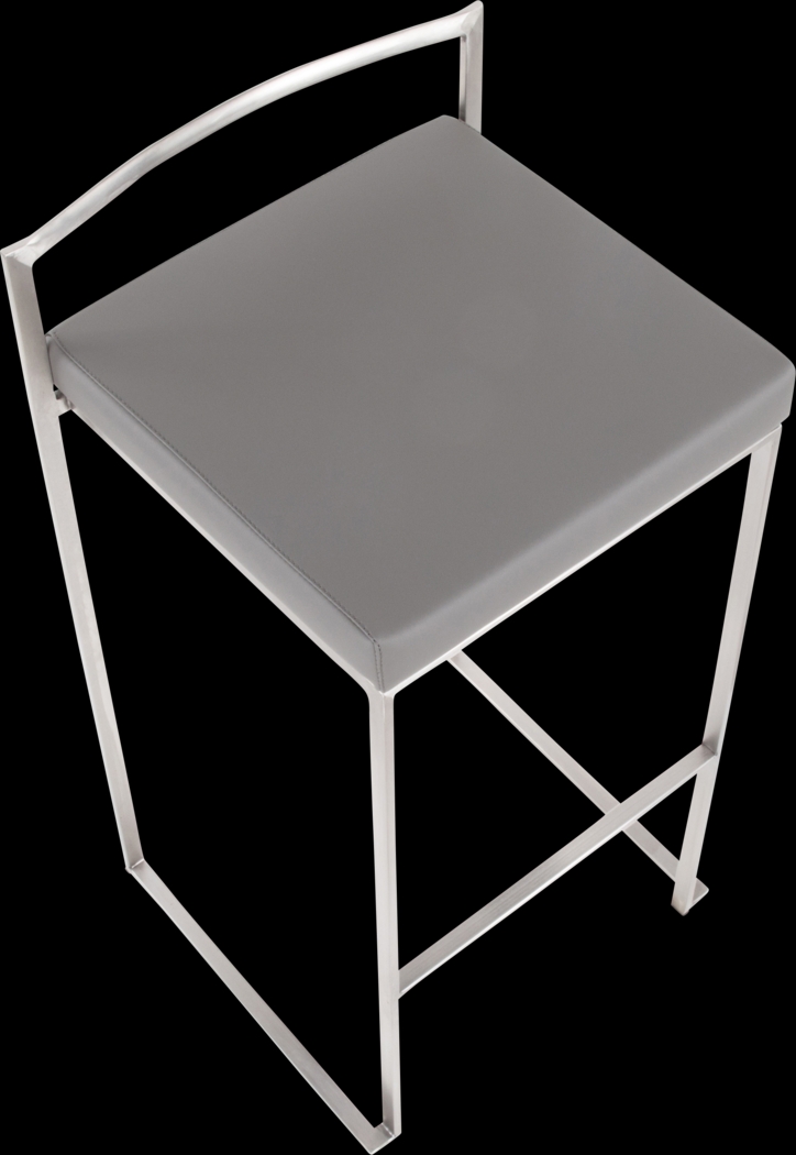 Birdlake IV Gray Barstool, Set of 2 - Thumbnail - Image 11