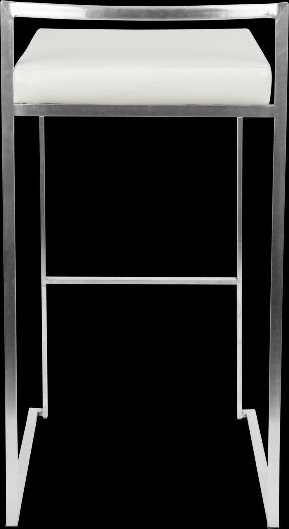 Birdlake IV White Barstool, Set of 2 - Thumbnail - Image 9