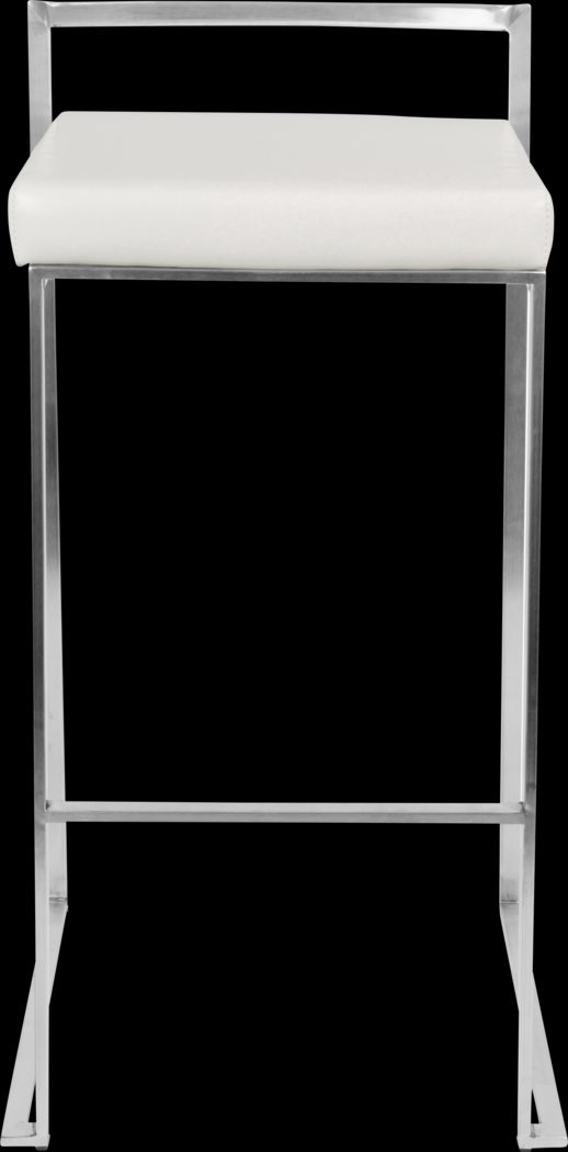 Birdlake IV White Barstool, Set of 2 - Thumbnail - Image 10