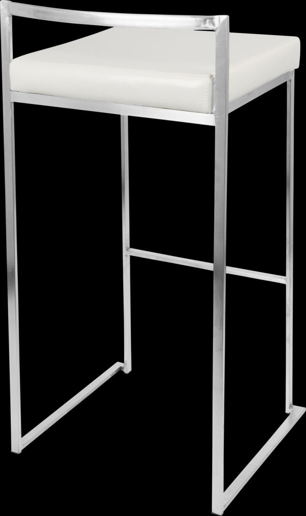 Birdlake IV White Barstool, Set of 3 - Thumbnail - Image 5