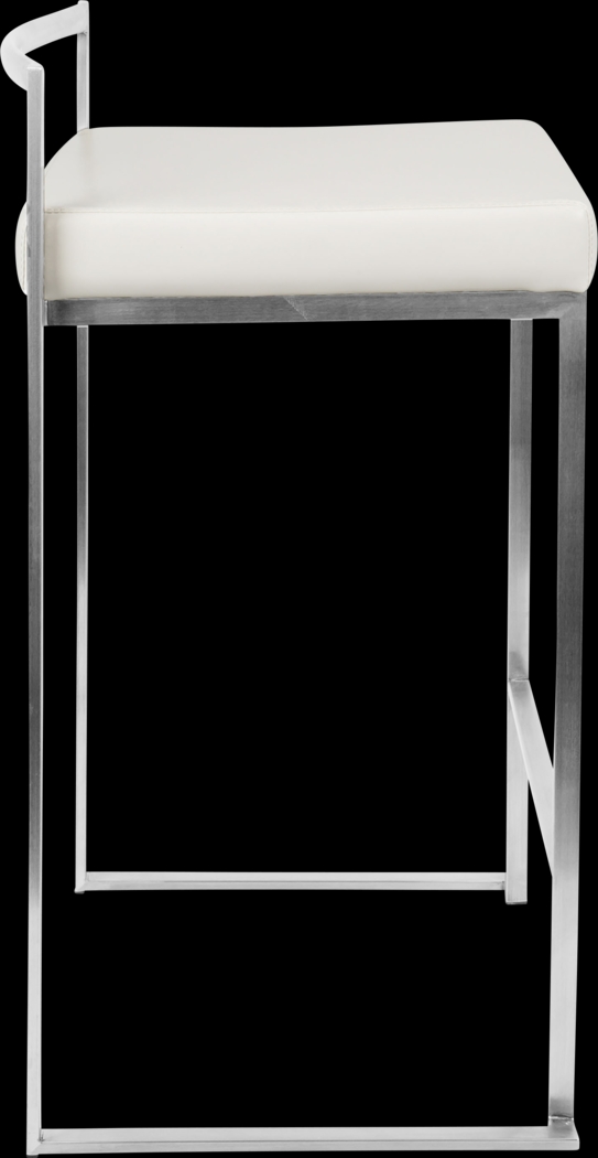 Birdlake IV White Counter Height Stool, Set of 3 - Thumbnail - Image 7