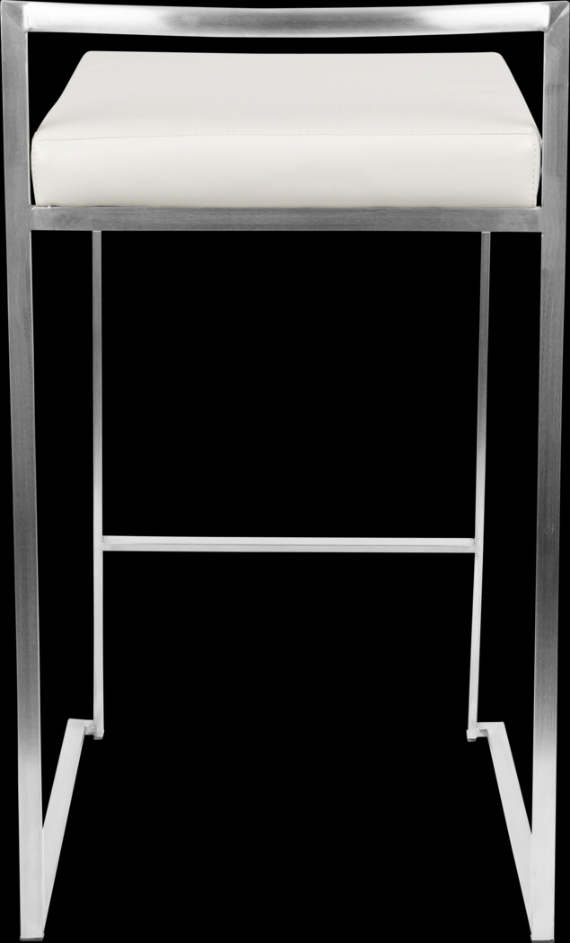 Birdlake IV White Counter Height Stool, Set of 3 - Thumbnail - Image 9