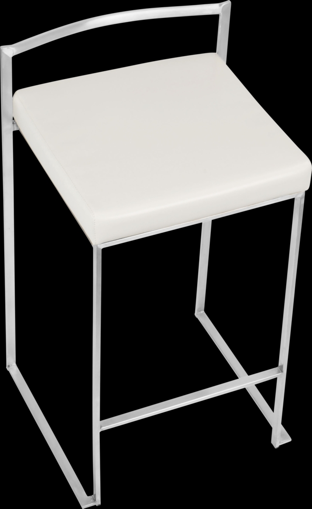 Birdlake IV White Counter Height Stool, Set of 3 - Thumbnail - Image 11