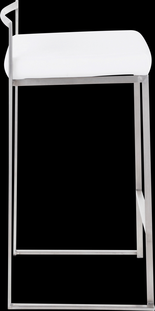 Birdlake IX White Counter Height Stool, Set of 3 - Thumbnail - Image 7