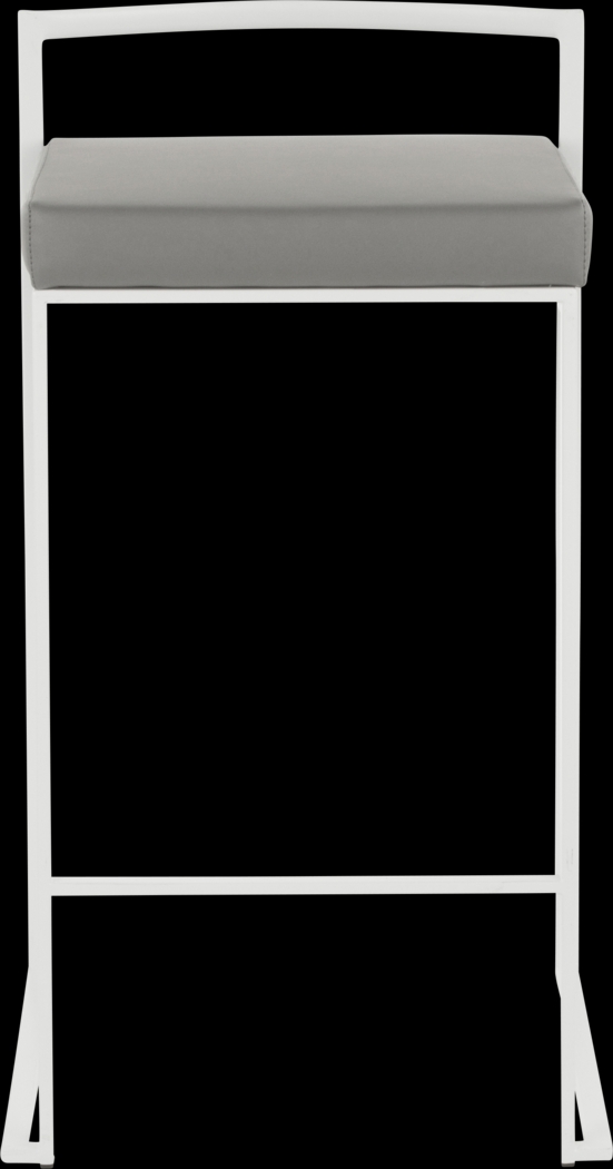 Birdlake V Gray Counter Height Stool, Set of 3 - Thumbnail - Image 8