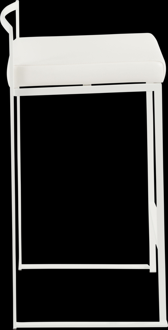 Birdlake V White Counter Height Stool, Set of 3 - Thumbnail - Image 7