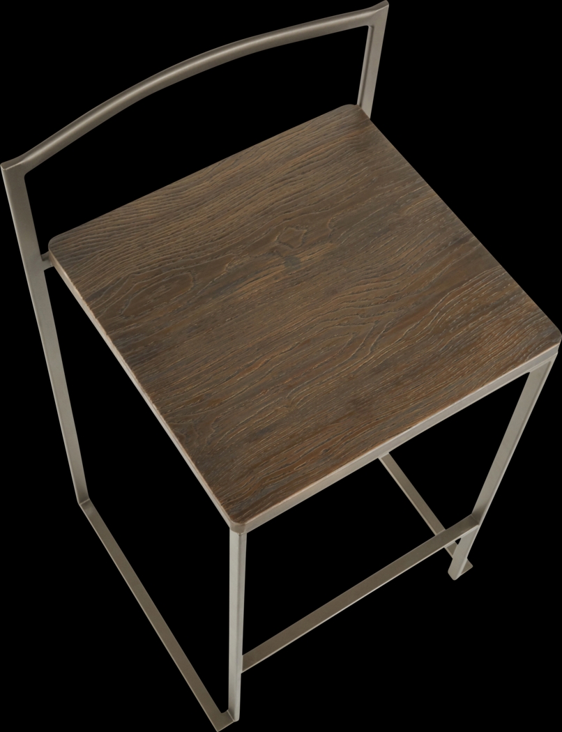 Birdlake VI Espresso Counter Height Stool, Set of 2 - Thumbnail - Image 10