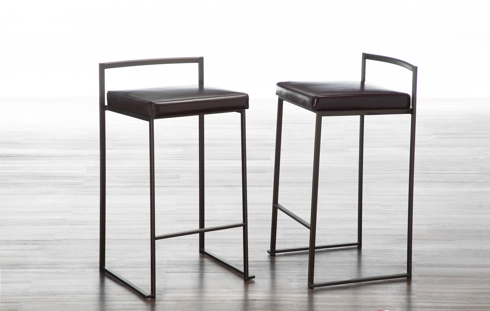 Birdlake VI Espresso Counter Height Stool, Set of 2 - Thumbnail - Image 4