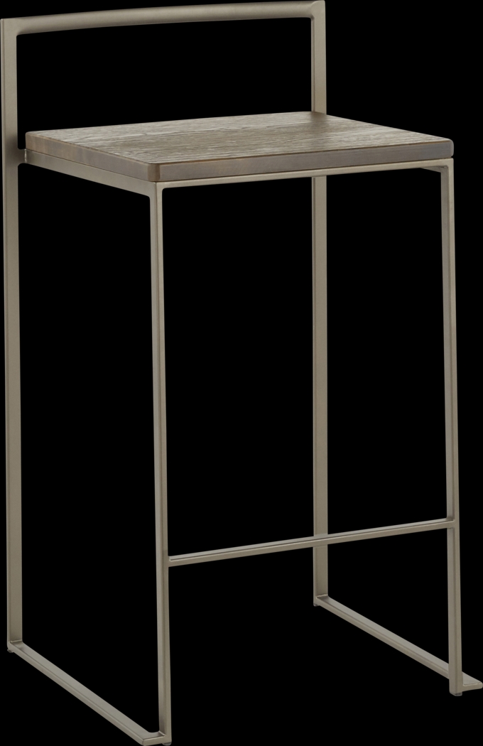 Birdlake VI Espresso Counter Height Stool, Set of 2 - Thumbnail - Image 5