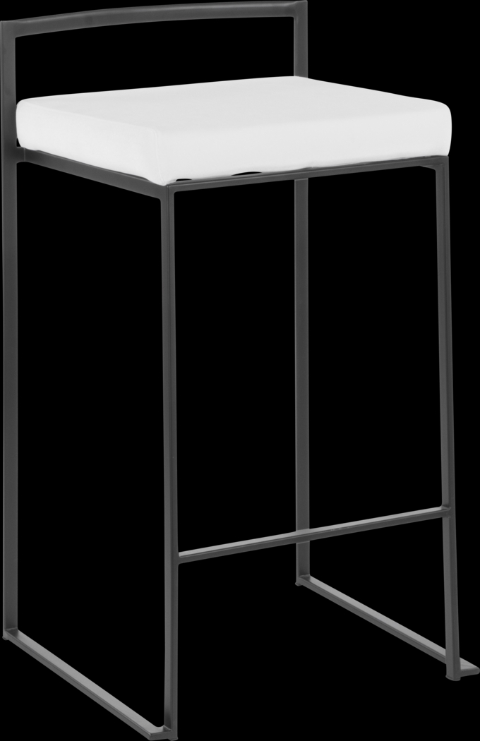 Birdlake VII White Counter Height Stool, Set of 3 - Thumbnail - Image 5