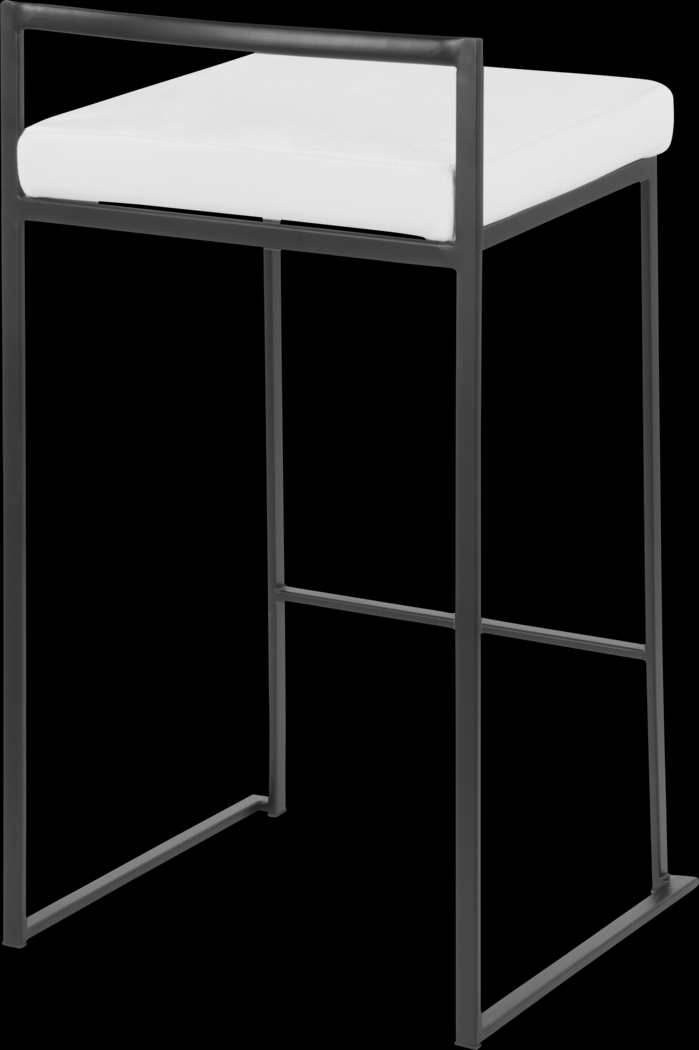 Birdlake VII White Counter Height Stool, Set of 3 - Thumbnail - Image 7