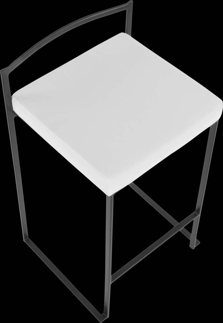 Birdlake VII White Counter Height Stool, Set of 3 - Thumbnail - Image 10