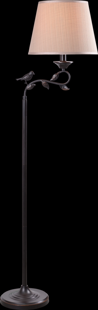 Birdy Cove Black Outdoor Floor Lamp - Thumbnail - Image 1