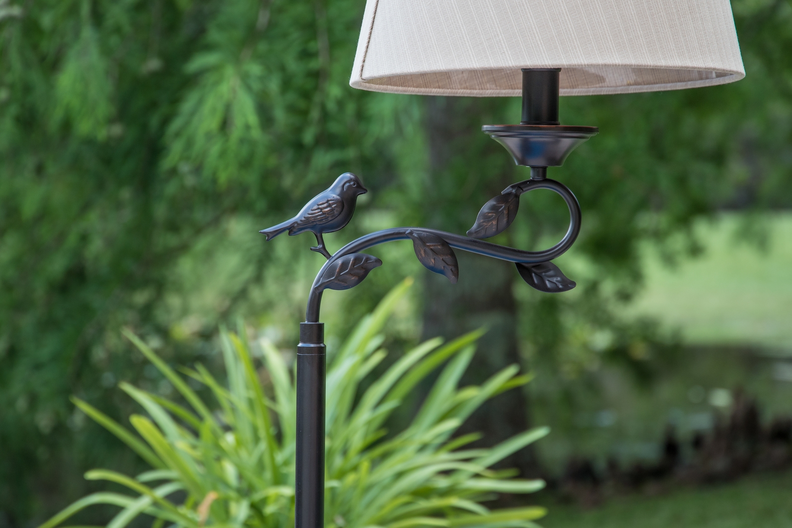 Birdy Cove Brown Outdoor Table Lamp - Thumbnail - Image 3