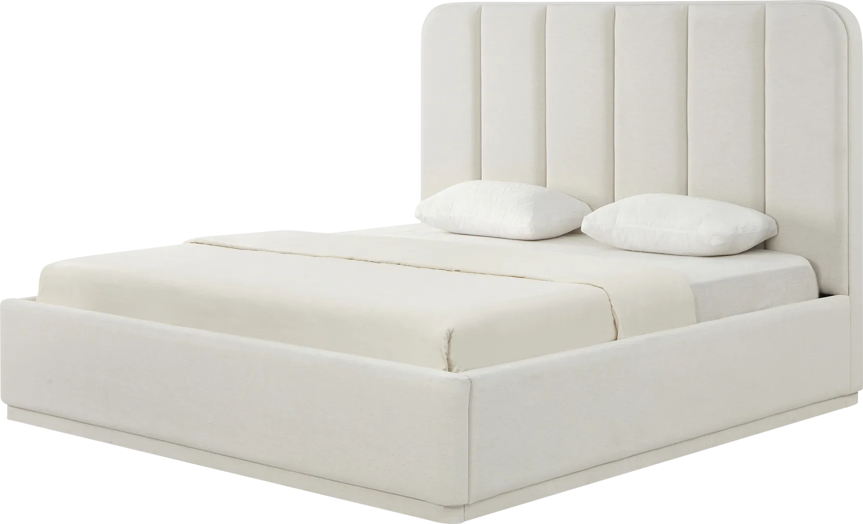 Birikti Beige King Bed - Thumbnail - Image 3