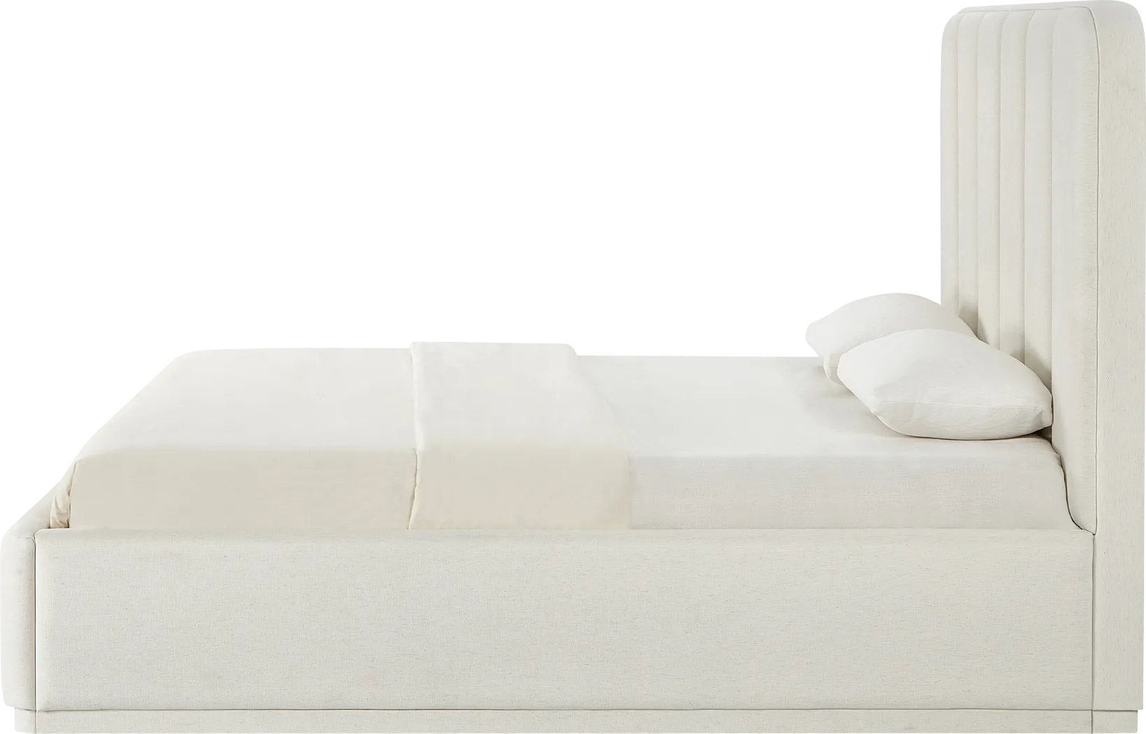 Birikti Beige King Bed - Thumbnail - Image 7