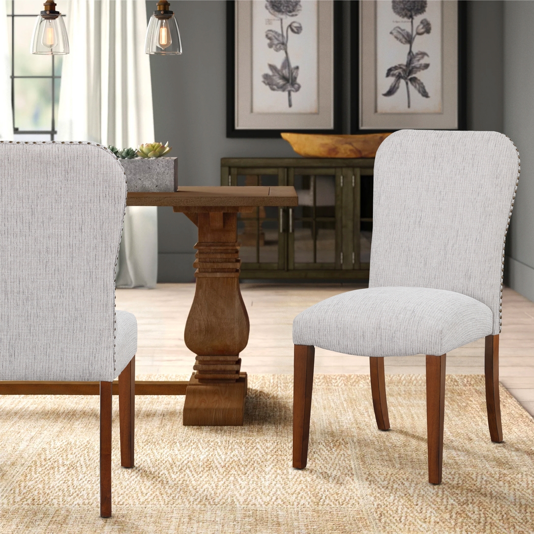 Birtley Beige Side Chair, Set of 2 - Thumbnail - Image 3