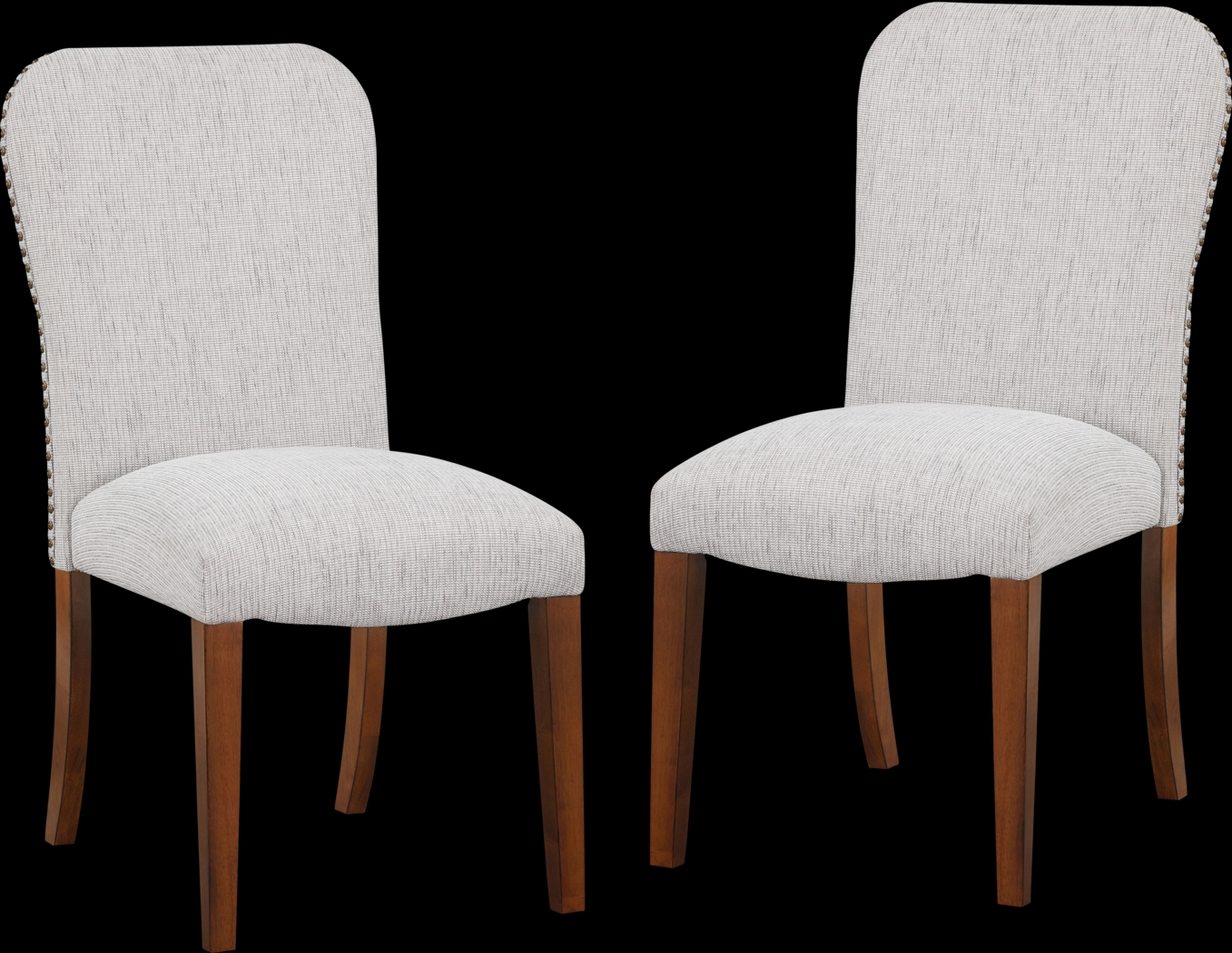 Birtley Beige Side Chair, Set of 2 - Thumbnail - Image 1