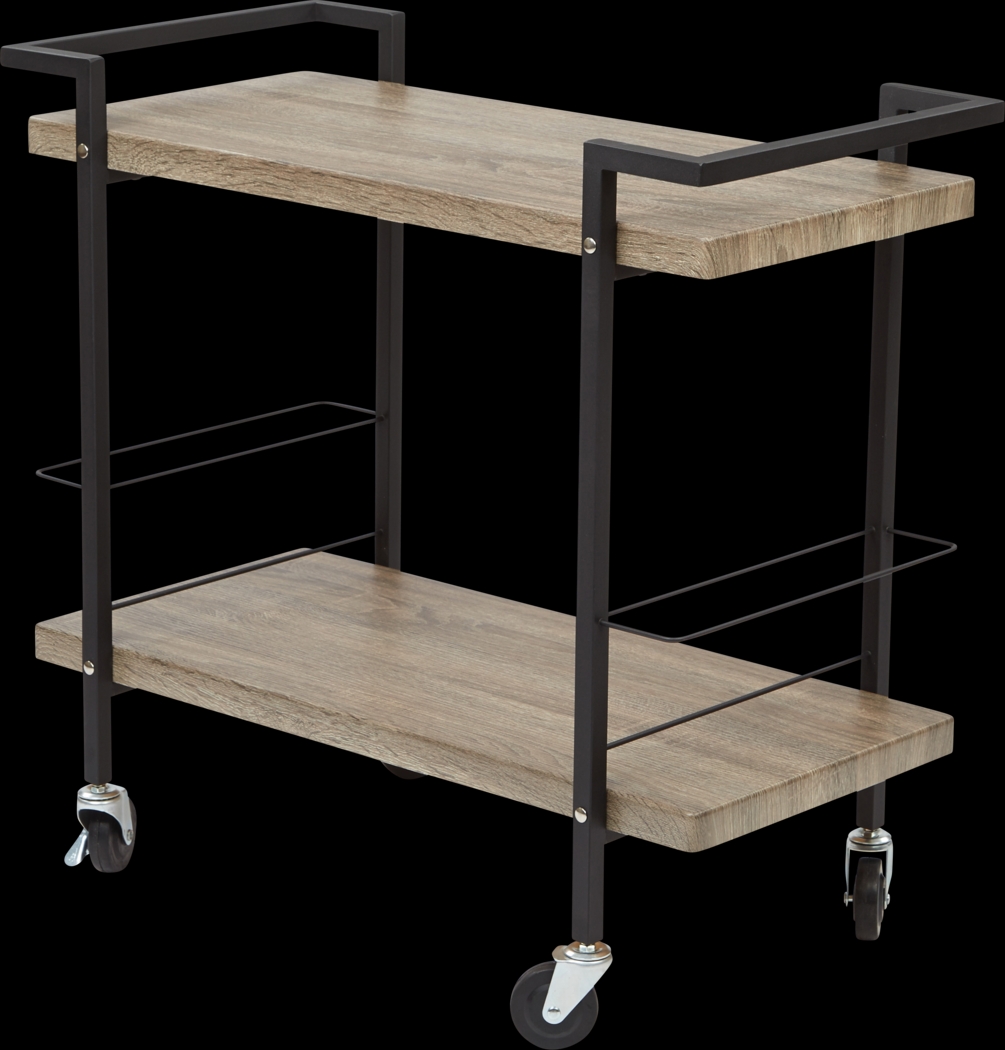 Birtley Gray Bar Cart - Thumbnail - Image 3