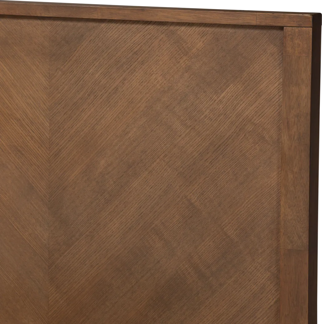 Biruta Brown King Platform Bed - Thumbnail - Image 6