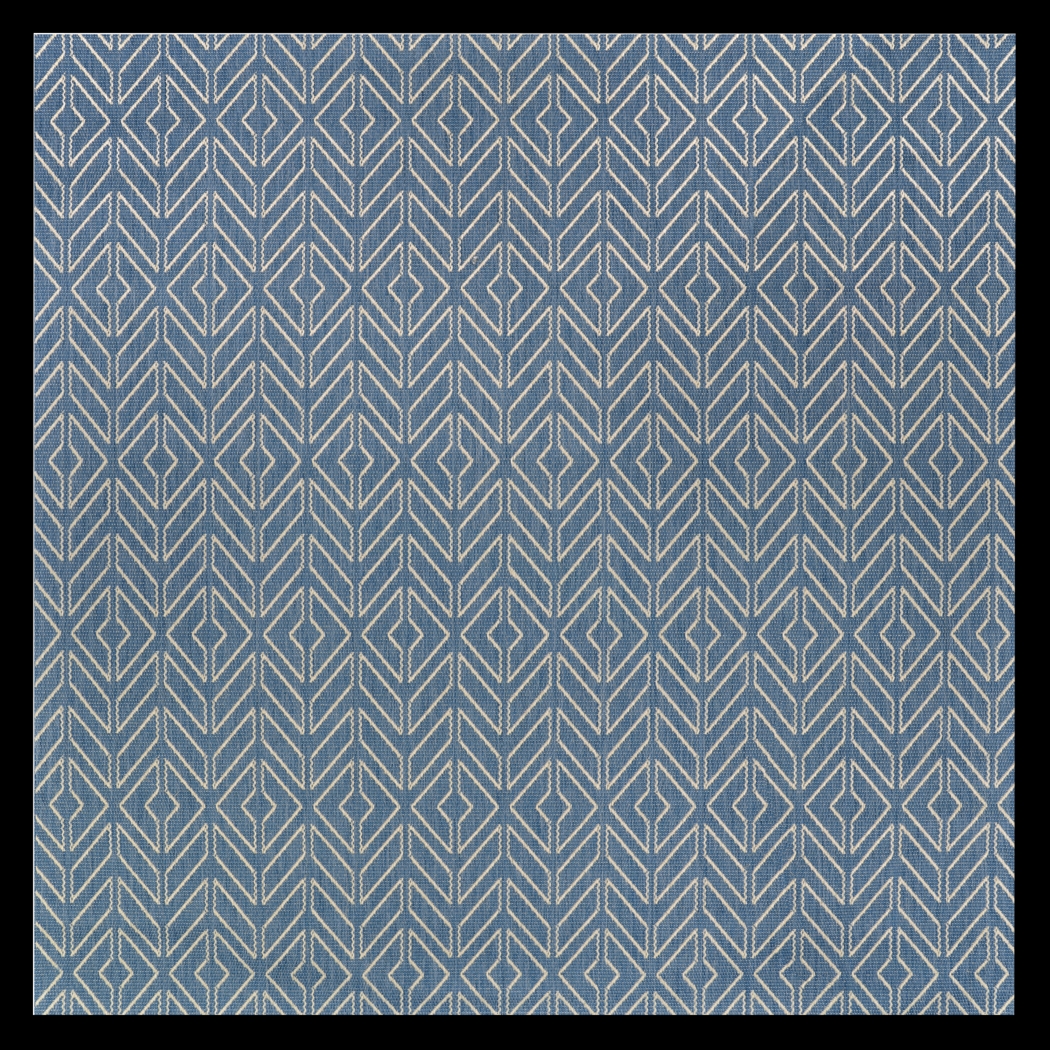 Biscay Chambray 7'6 Square Indoor/Outdoor Rug - Thumbnail - Image 1