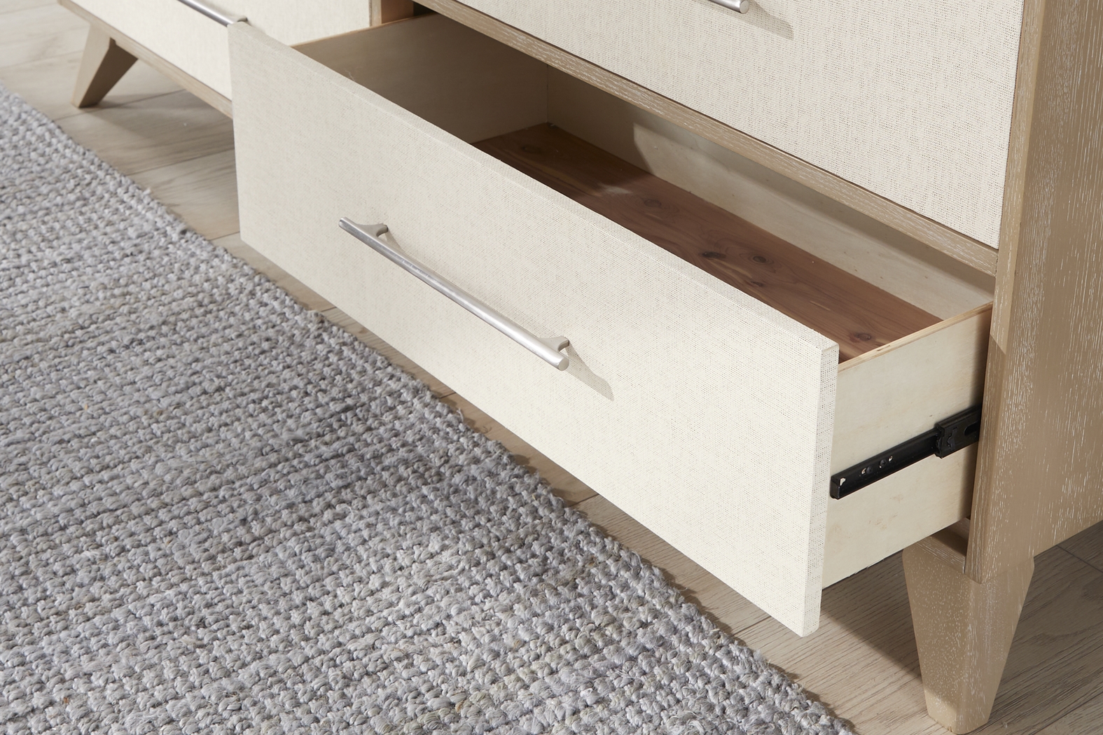 Biscayne Natural 7 Pc King Panel Bedroom - Thumbnail - Image 8