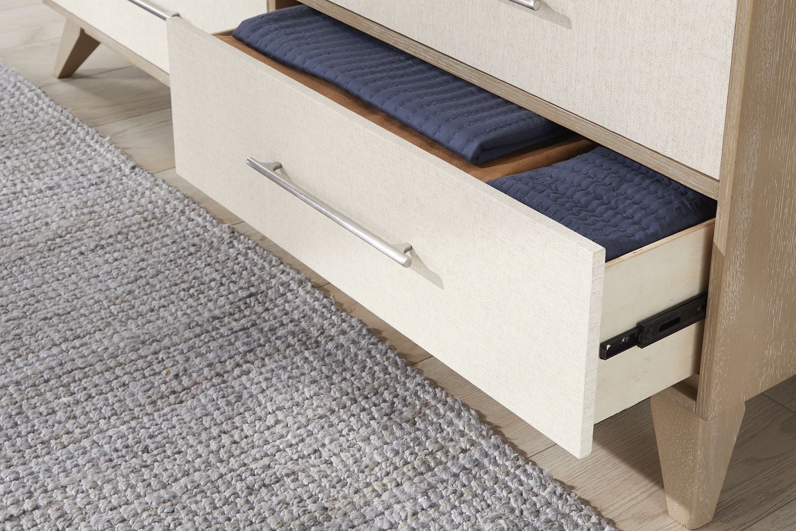 Biscayne Natural 7 Pc King Panel Bedroom - Thumbnail - Image 9