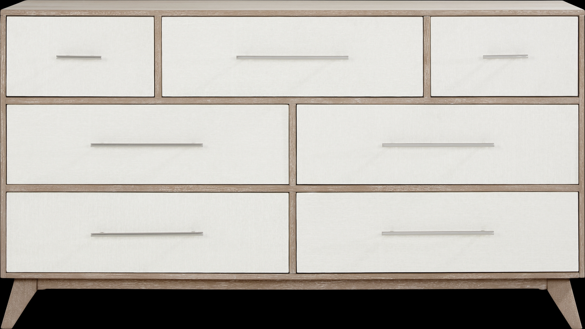 Biscayne Natural 7 Pc King Panel Bedroom - Thumbnail - Image 6