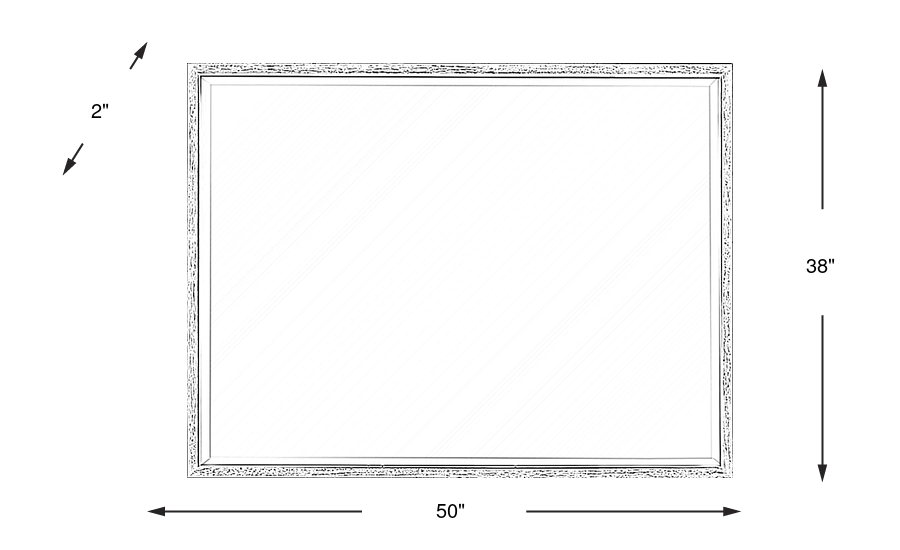 Dimension Image. Please refer to the Dimension Tab on this page for dimension details.