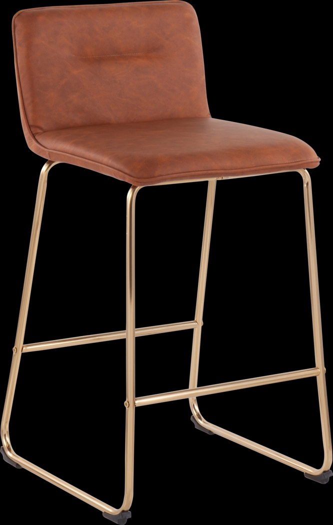 Bishopwood I Camel Counter Height Stool, Set of 2 - Thumbnail - Image 2