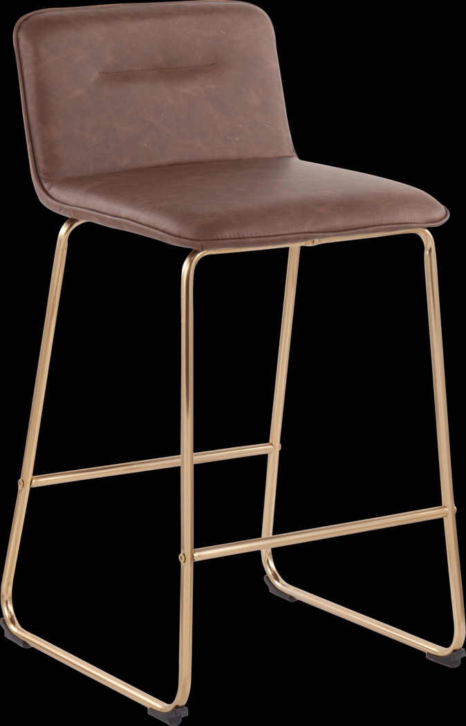 Bishopwood I Espresso Counter Height Stool, Set of 2 - Thumbnail - Image 2