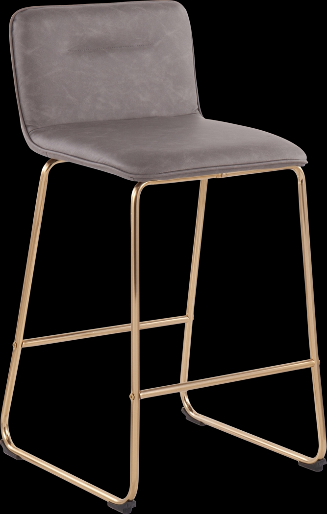 Bishopwood I Gray Counter Height Stool, Set of 2 - Thumbnail - Image 2