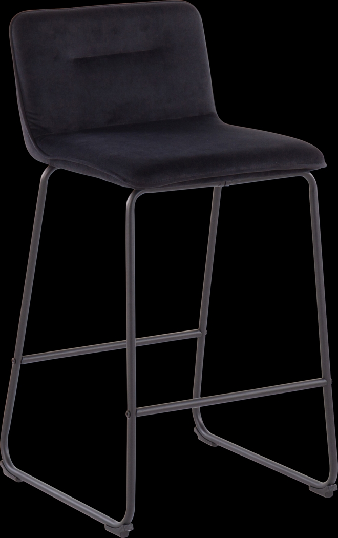 Bishopwood II Black Counter Height Stool, Set of 2 - Thumbnail - Image 2