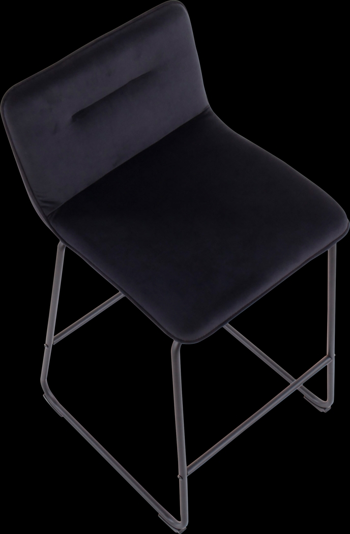 Bishopwood II Black Counter Height Stool, Set of 2 - Thumbnail - Image 7