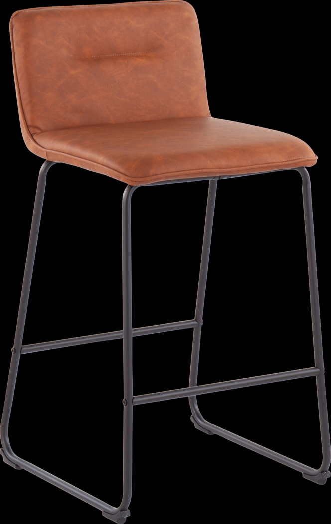 Bishopwood II Camel Counter Height Stool, Set of 2 - Thumbnail - Image 2