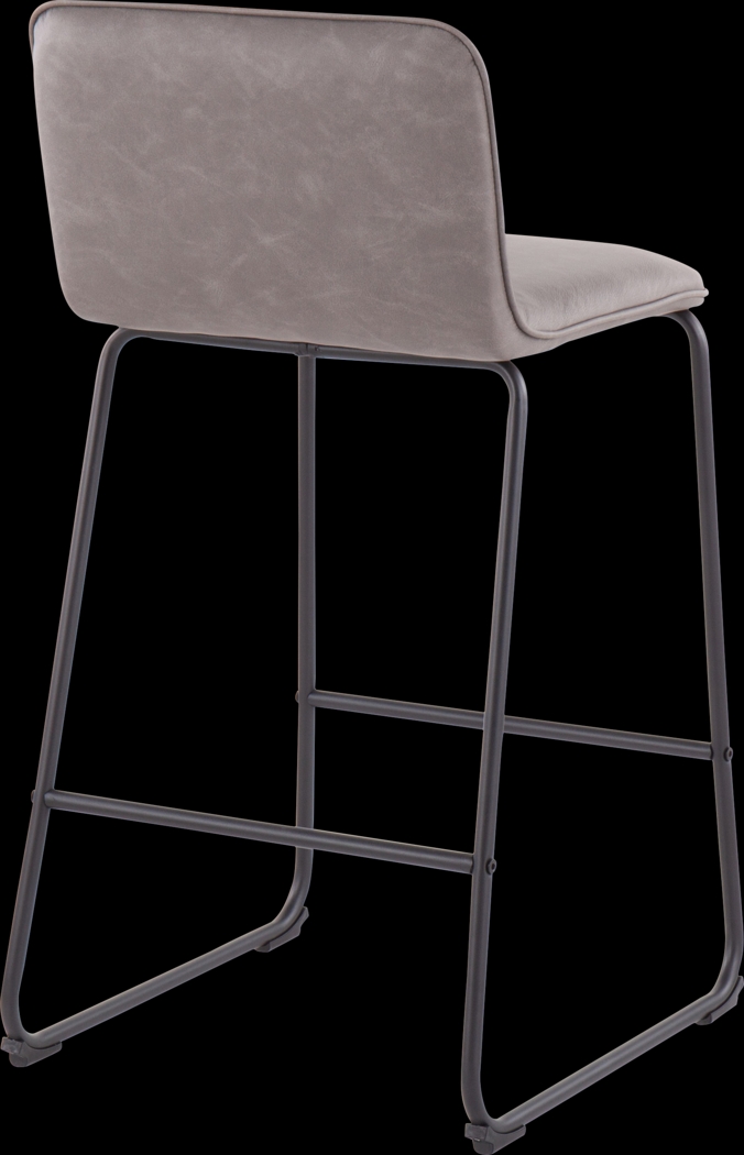 Bishopwood II Gray Counter Height Stool, Set of 2 - Thumbnail - Image 4