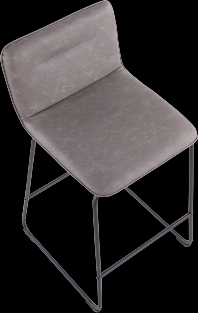 Bishopwood II Gray Counter Height Stool, Set of 2 - Thumbnail - Image 7