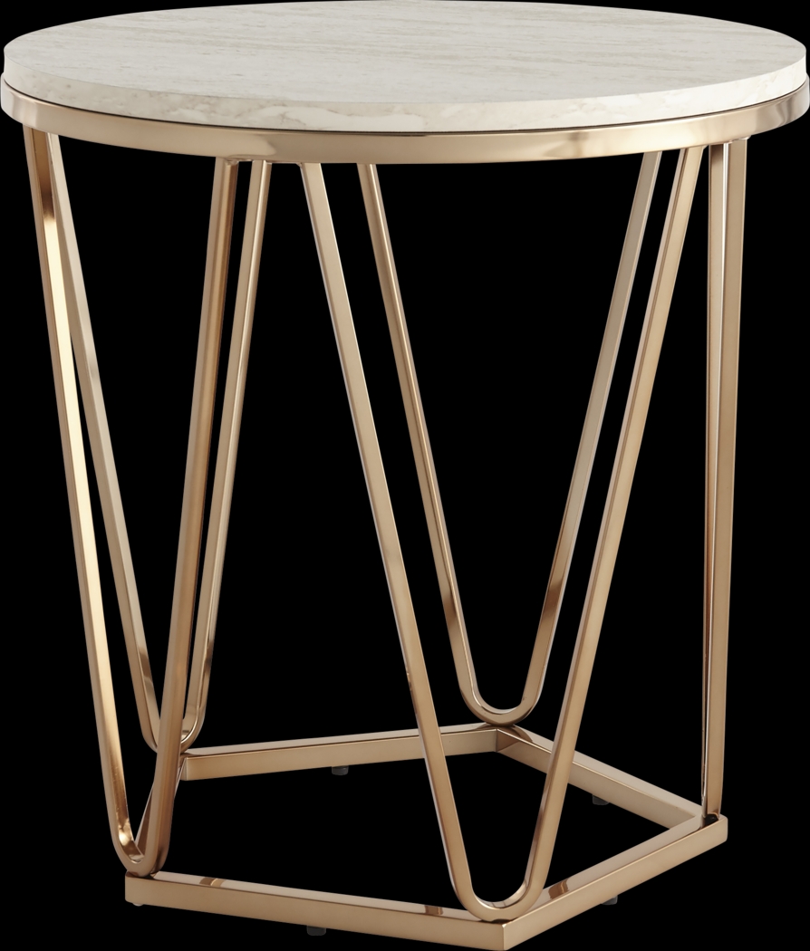 Bisley Gold End Table - Thumbnail - Image 1