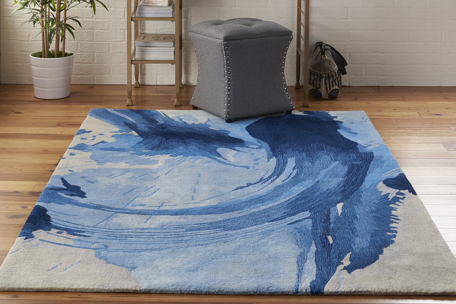 Bismarck Blue 5'25" x 7'75" Rug - Thumbnail - Image 2