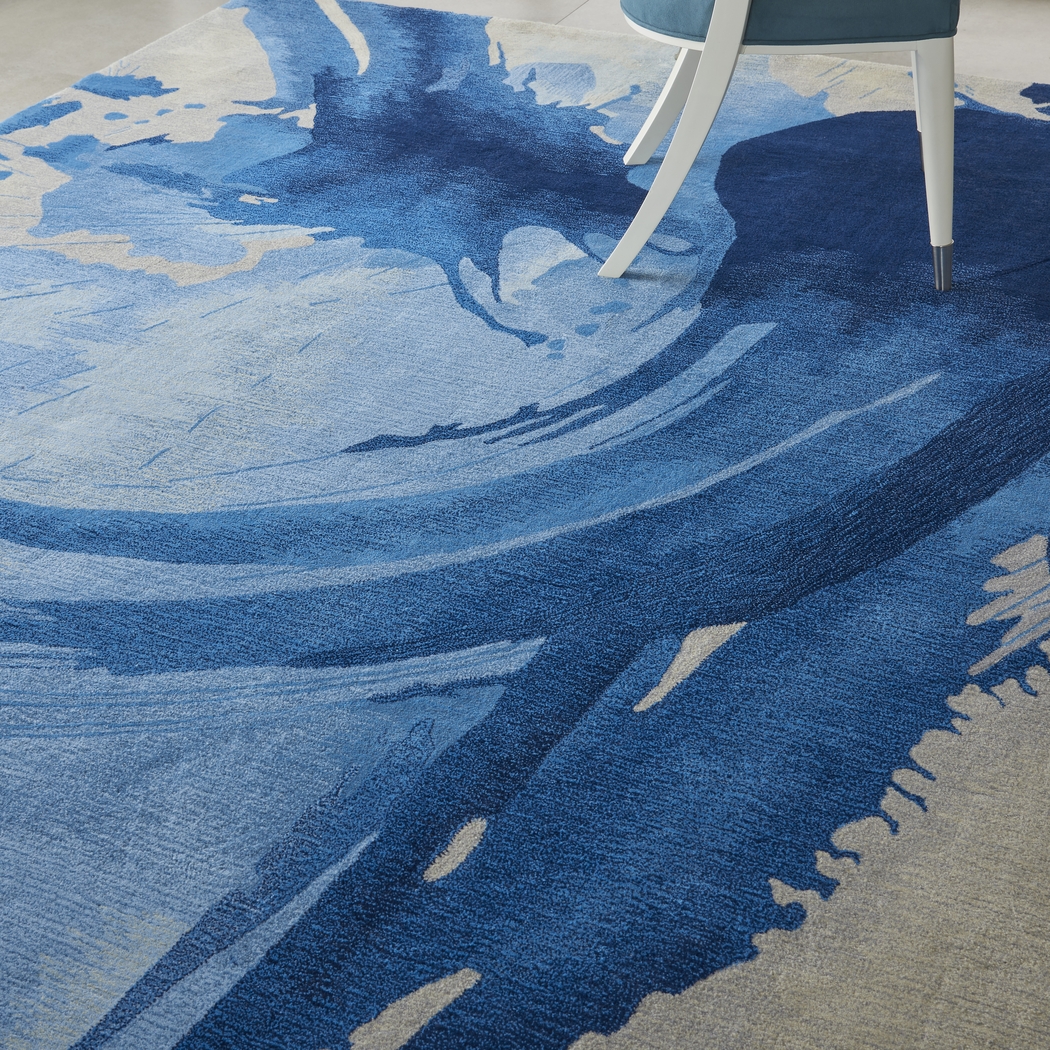 Bismarck Blue 8'5" x 11'5" Rug - Thumbnail - Image 4