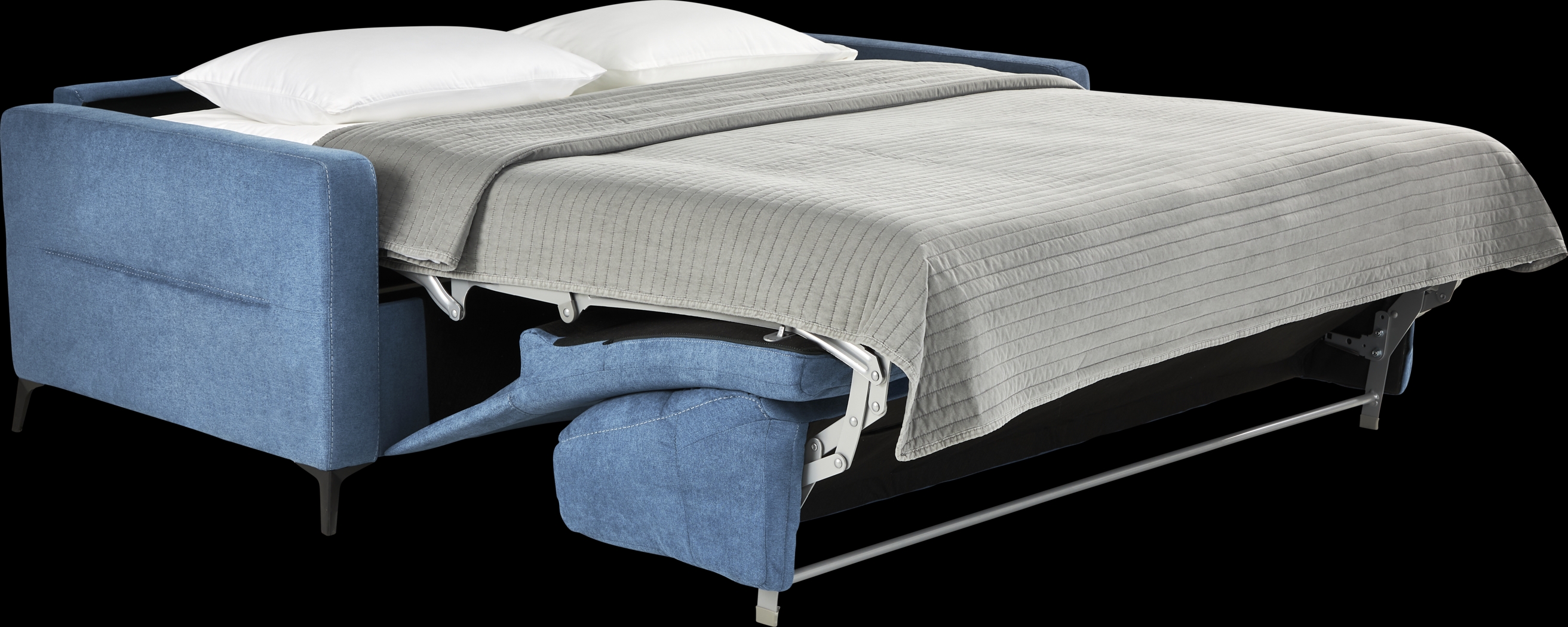 Bisou Blue Sleeper Sofa - Thumbnail - Image 2