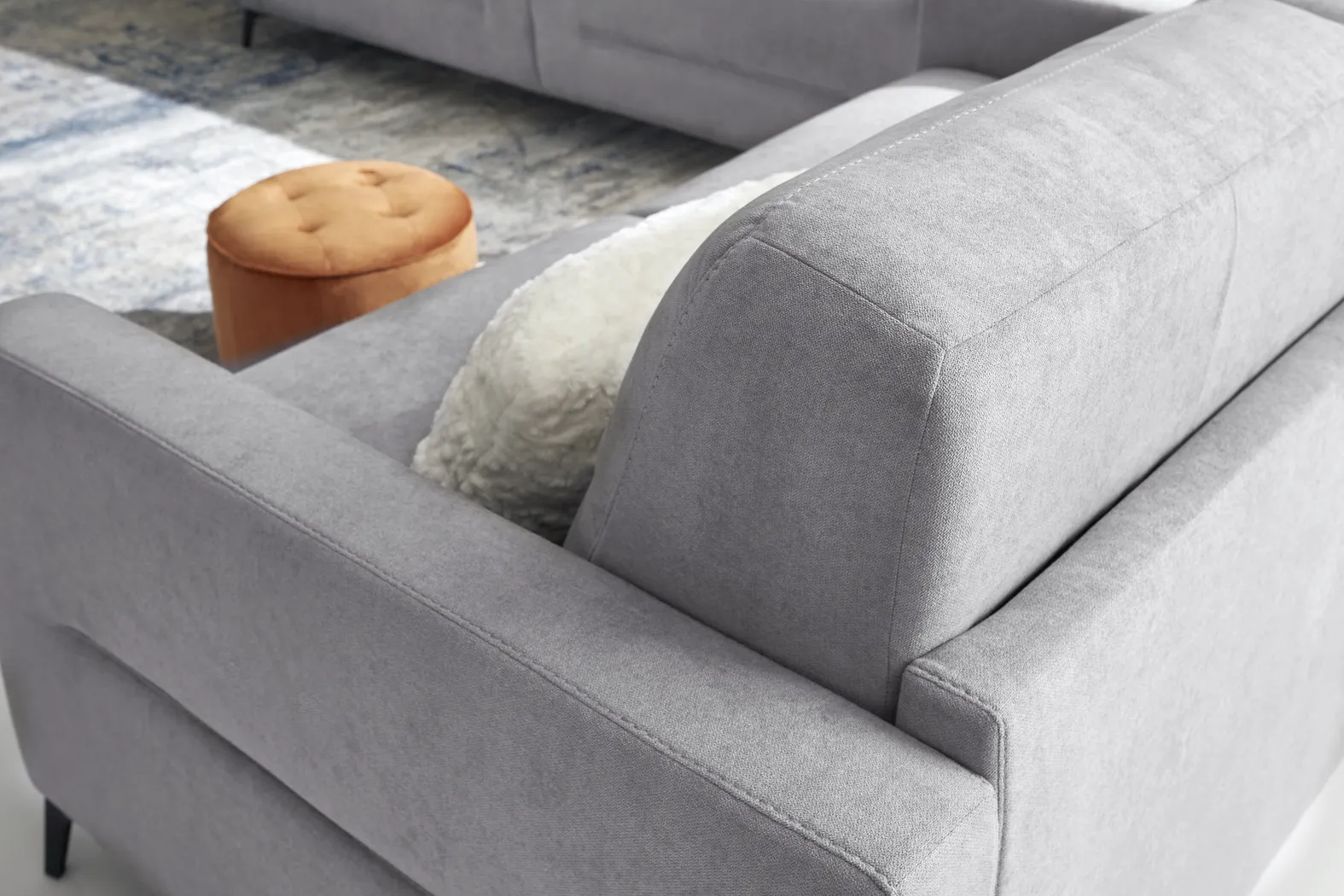 Bisou Gray Sleeper Sofa - Image 5