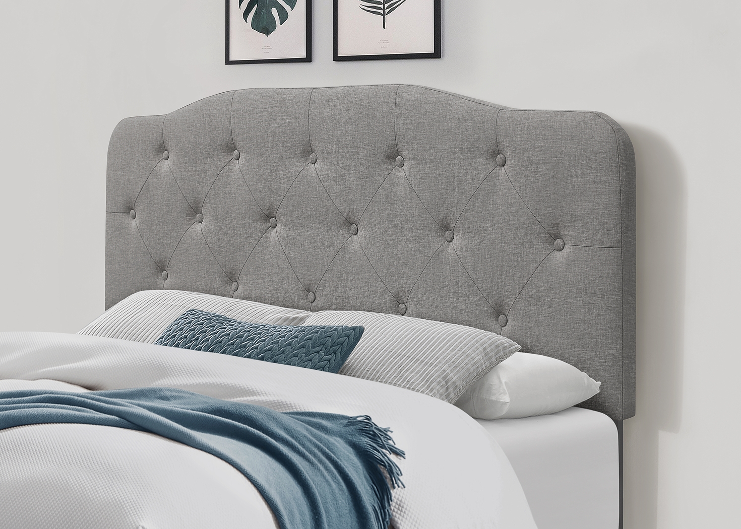 Blabon Gray Queen Headboard - Thumbnail - Image 2