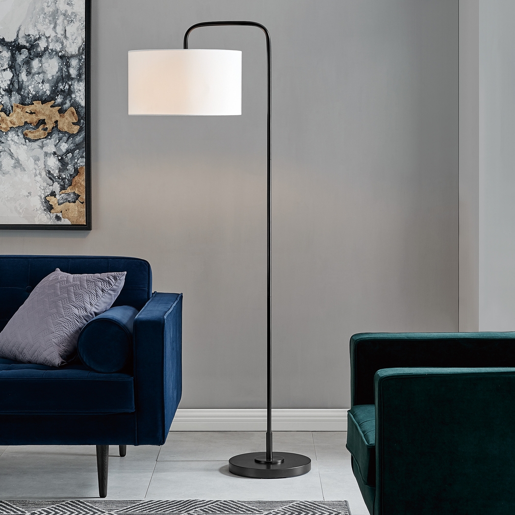 Blach Place Black Floor Lamp - Thumbnail - Image 3