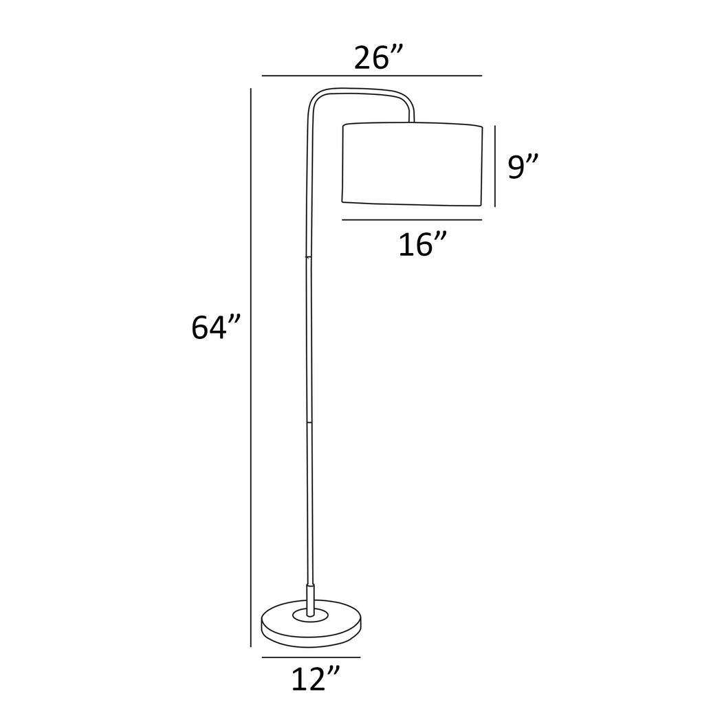 Blach Place Black Floor Lamp - Thumbnail - Image 4