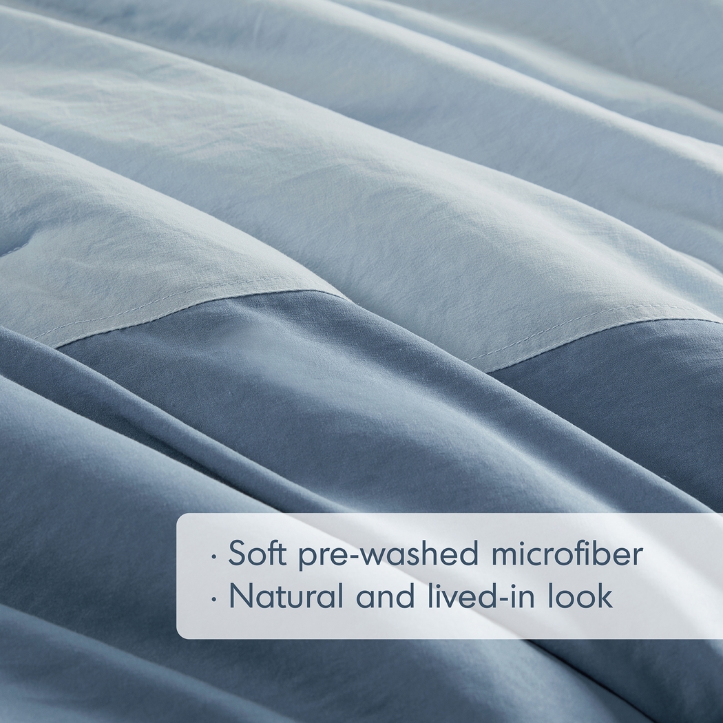 Blackthornea Blue Full/Queen 3 Pc Comforter Set - Thumbnail - Image 11