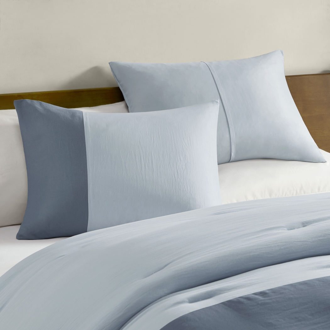 Blackthornea Blue Full/Queen 3 Pc Comforter Set - Thumbnail - Image 16