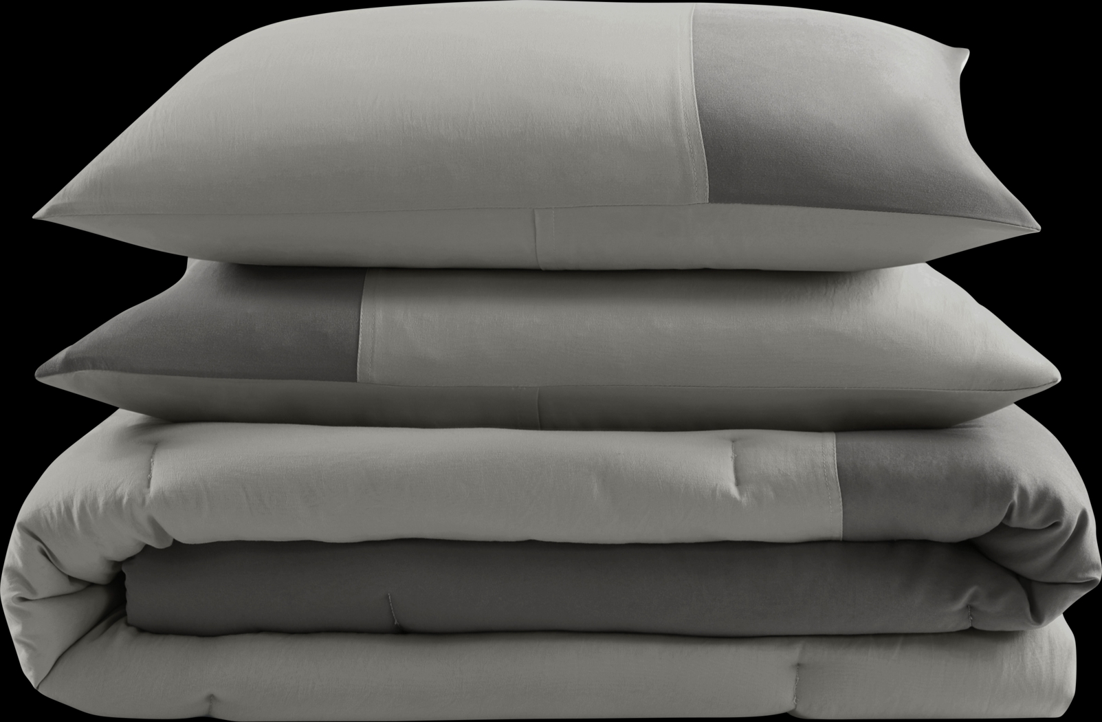 Blackthornea Gray Full/Queen 3 Pc Comforter Set - Thumbnail - Image 6