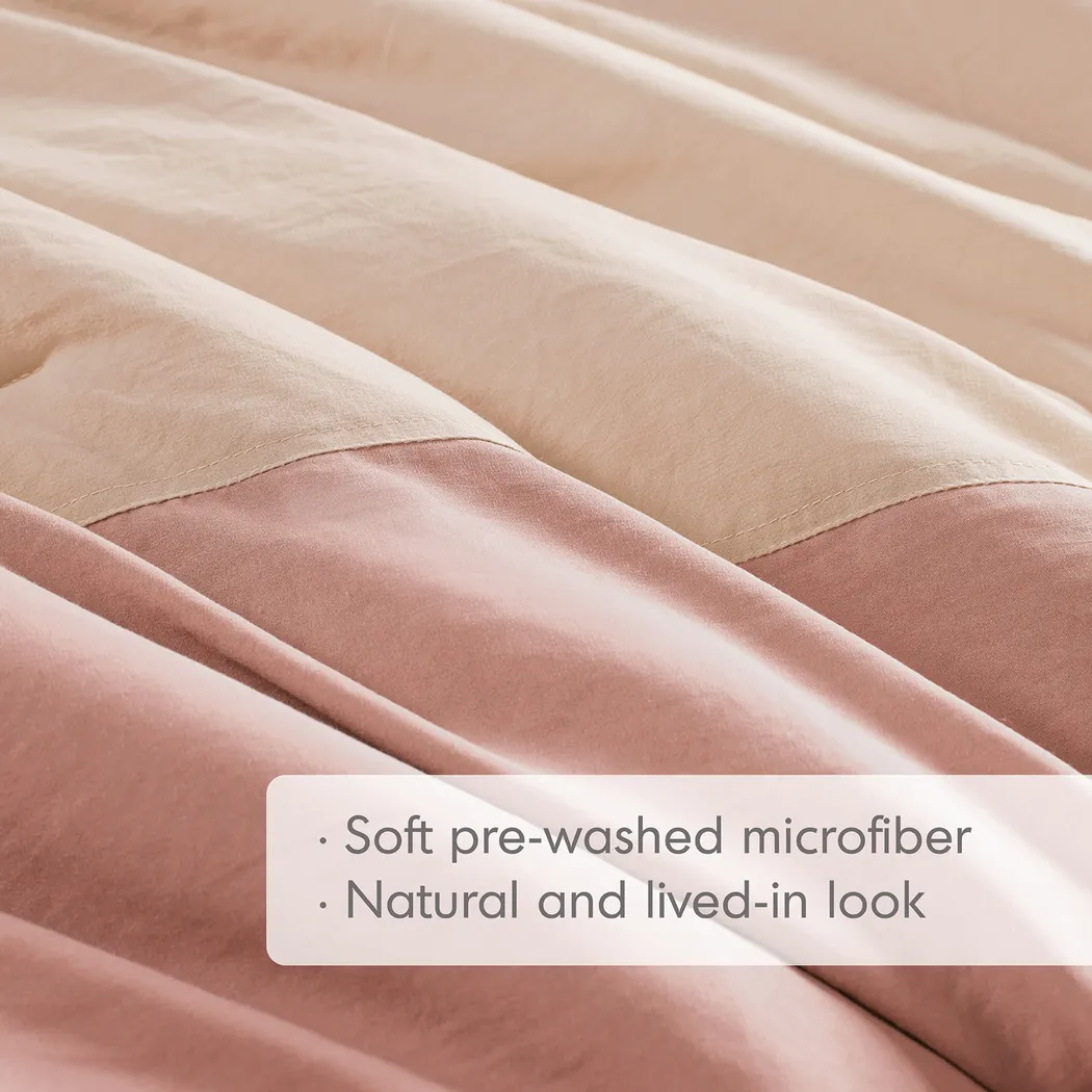Blackthornea Pink Full/Queen 3 Pc Comforter Set - Thumbnail - Image 11