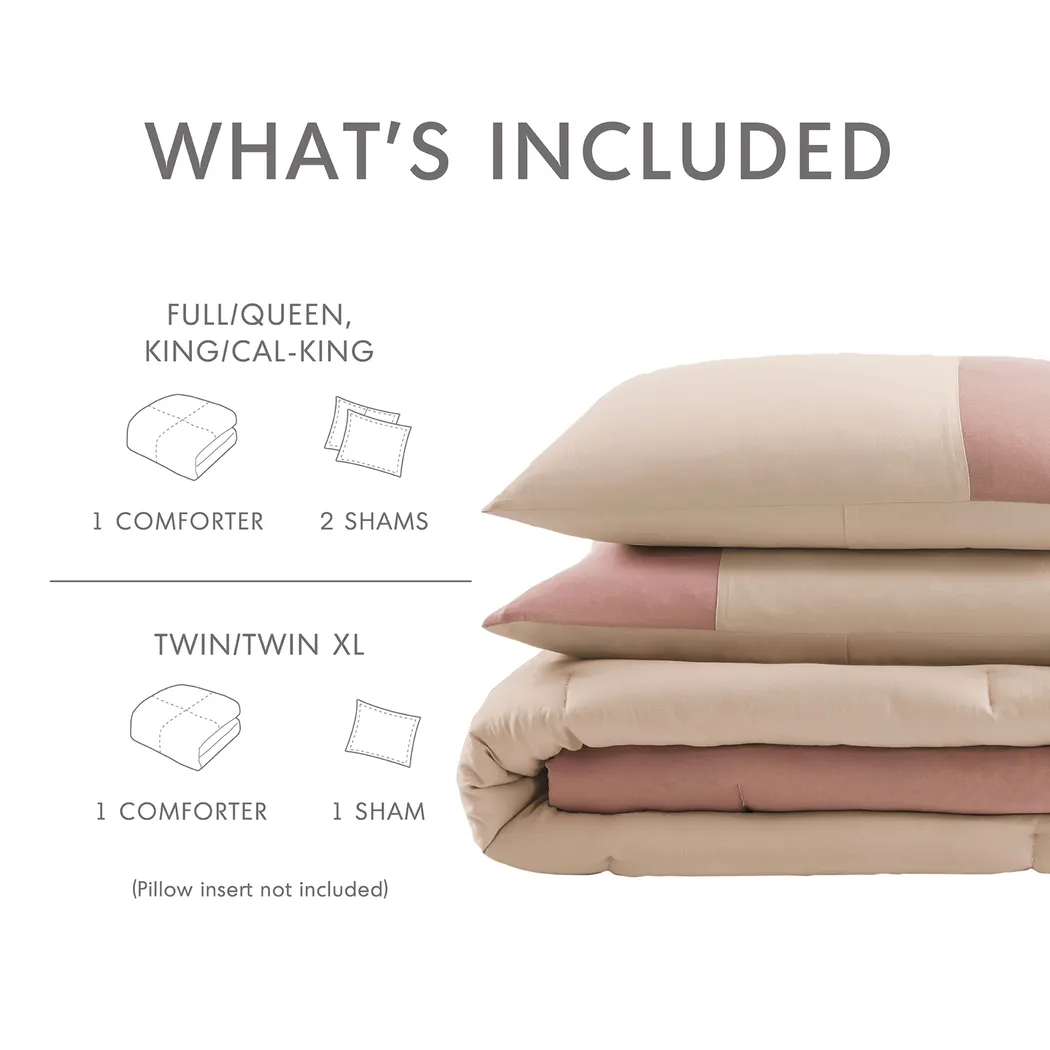 Blackthornea Pink Full/Queen 3 Pc Comforter Set - Thumbnail - Image 10